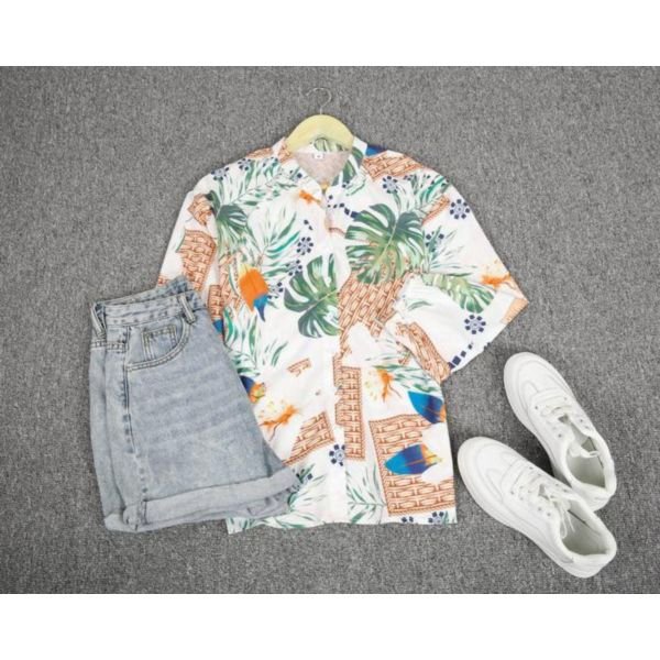 Attractive Printed 3/4 Sleeve Shirt